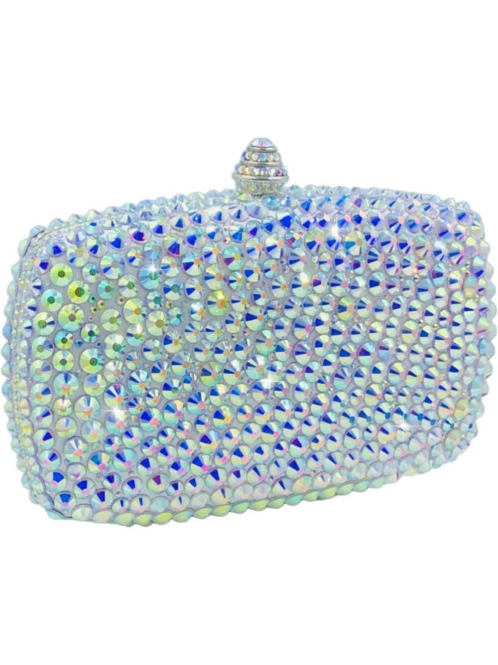 Mini Crystal Clutch Purse for Women - Rhinestone Evening Bag, Wedding Party